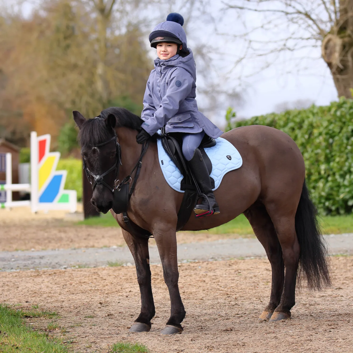 Shires Aubrion Blue Young Rider Palisade Coat