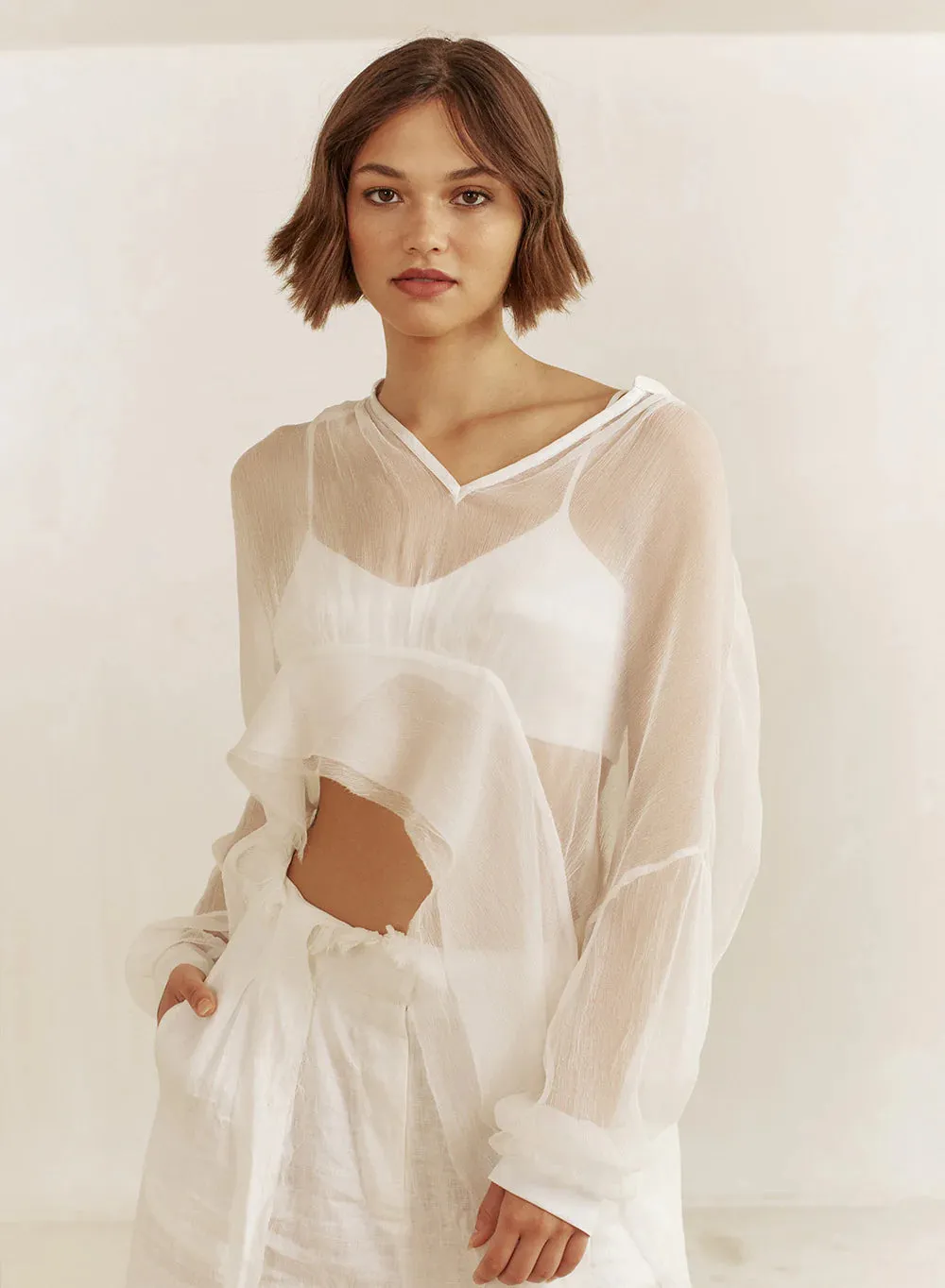 Simone Top - Oyster