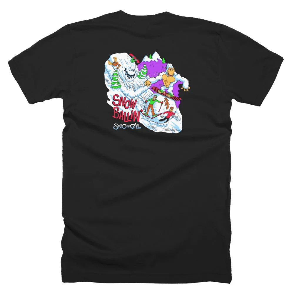 Sno Cal Snorilla Snow Ballin' Snowboard Shirt