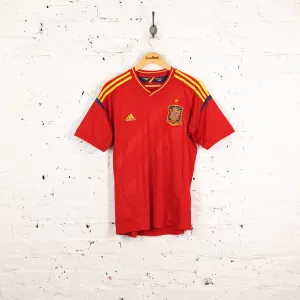 Spain 2012 Adidas Home Football Shirt - Red - M