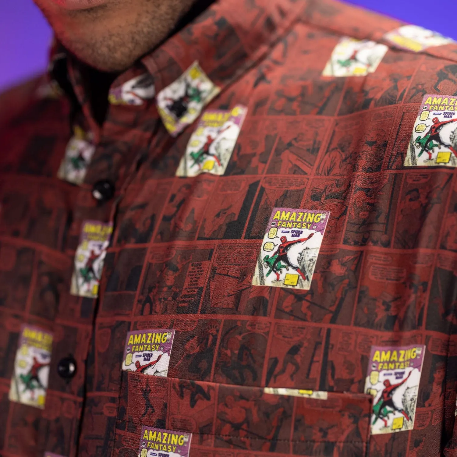 Spider-Man "Amazing Fantasy" – KUNUFLEX Short Sleeve Shirt
