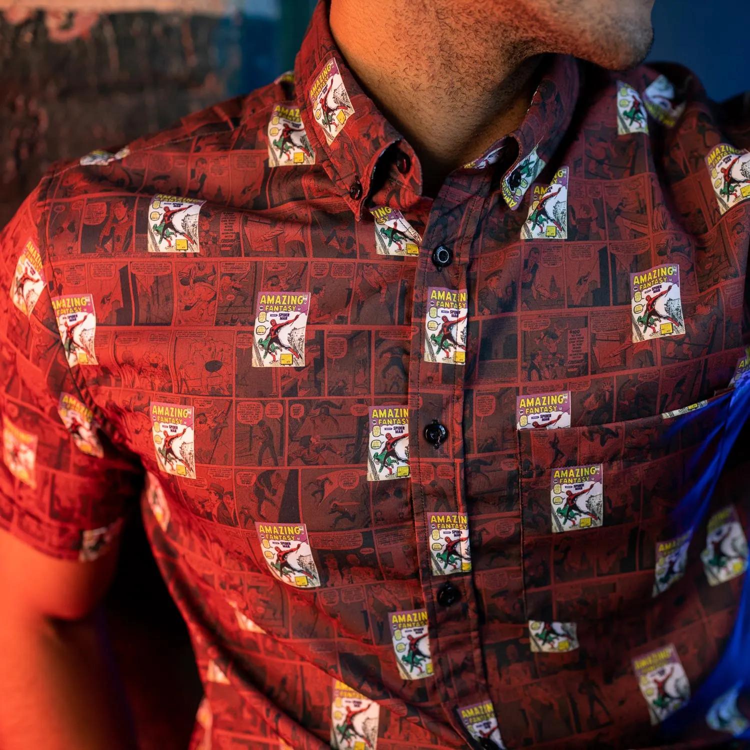 Spider-Man "Amazing Fantasy" – KUNUFLEX Short Sleeve Shirt