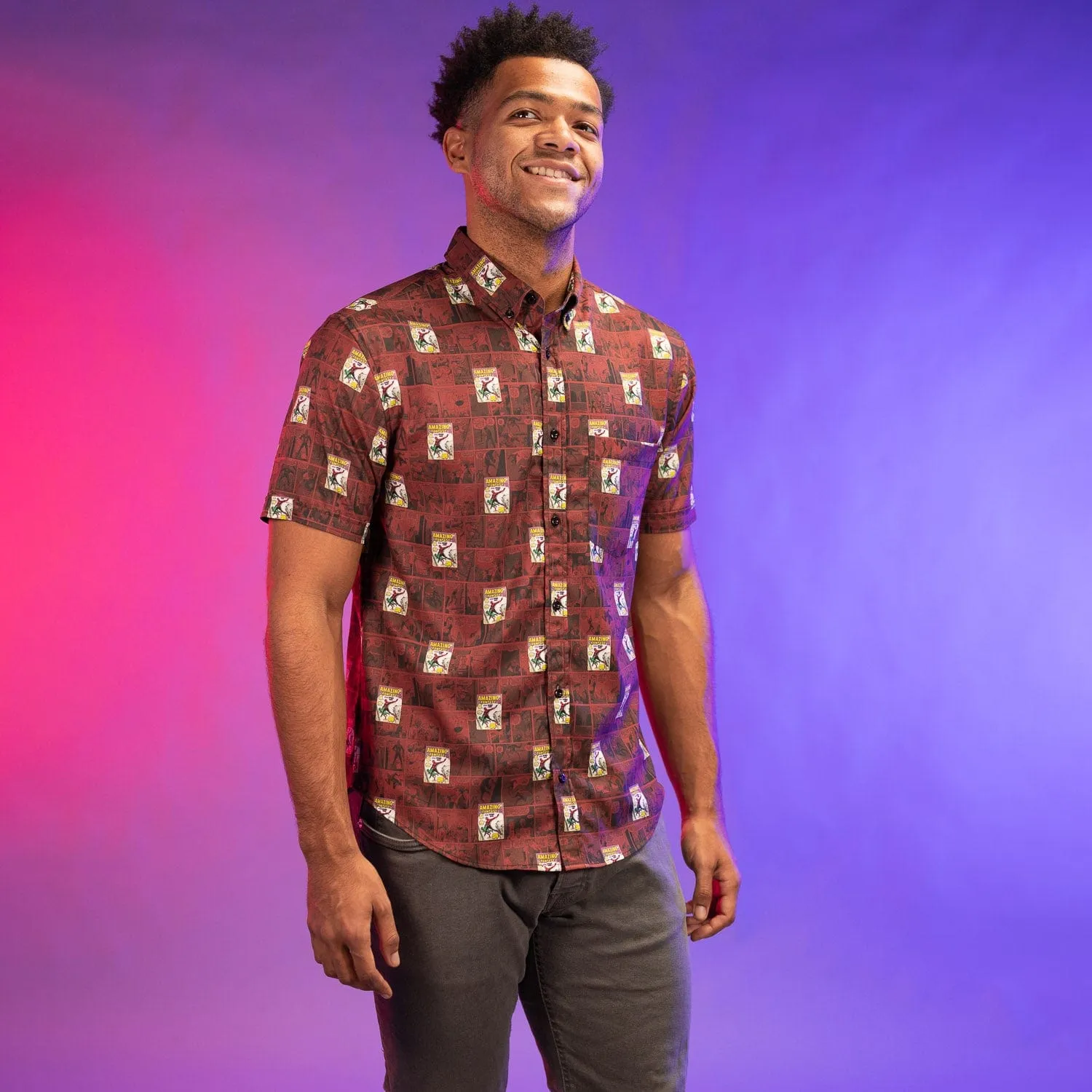 Spider-Man "Amazing Fantasy" – KUNUFLEX Short Sleeve Shirt