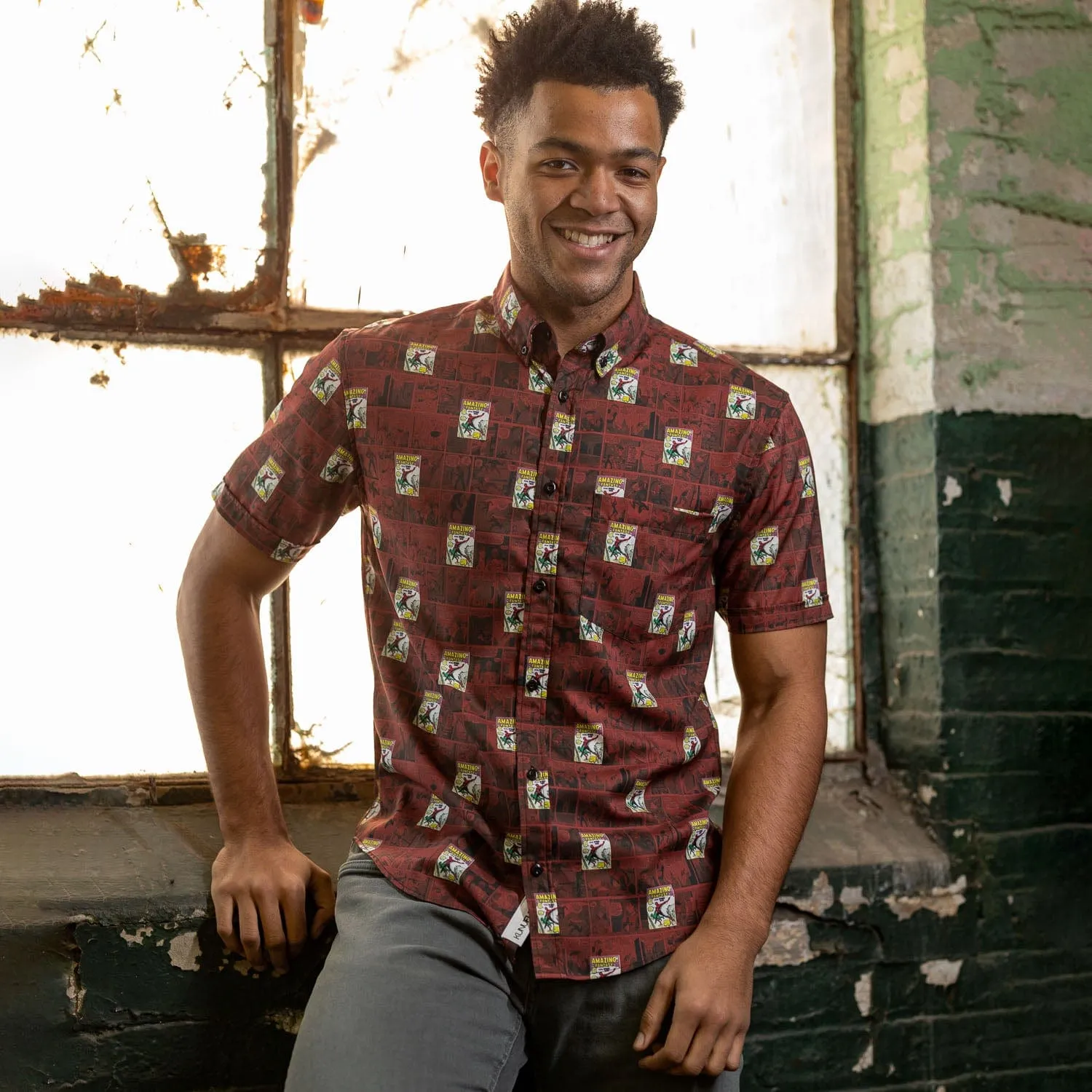 Spider-Man "Amazing Fantasy" – KUNUFLEX Short Sleeve Shirt