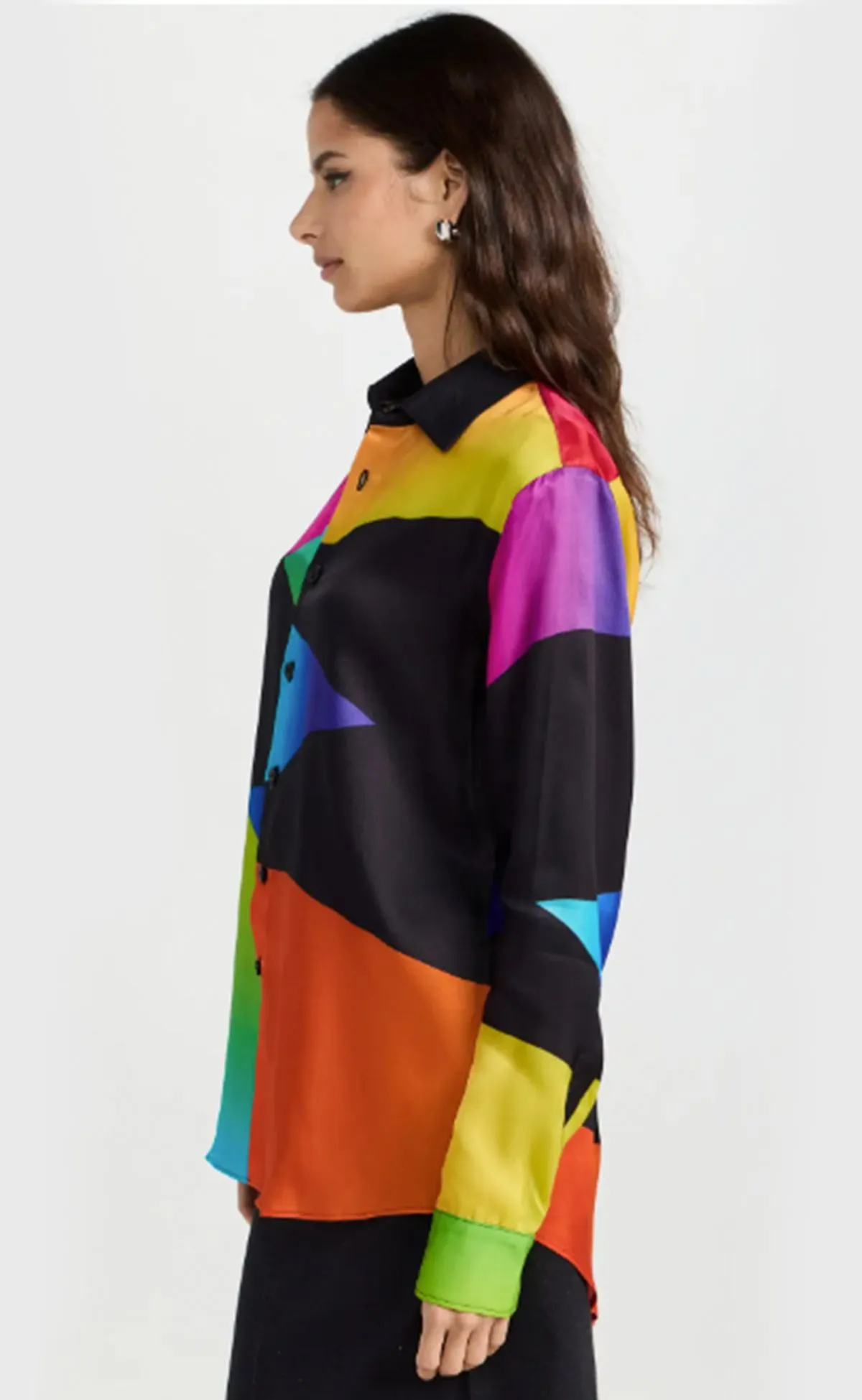 Tetra Button Up in Cupro