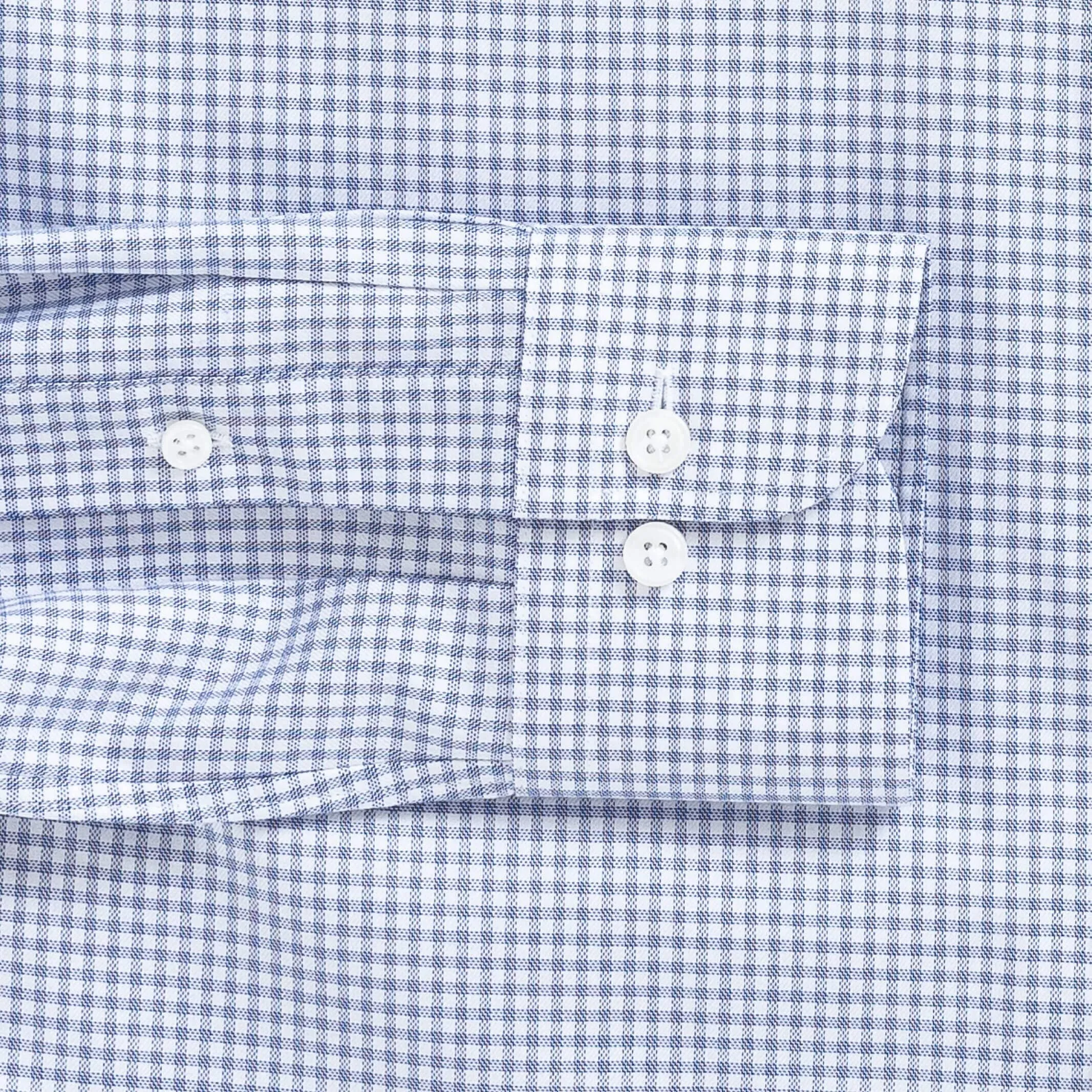 The Blue Glasper Check Custom Shirt