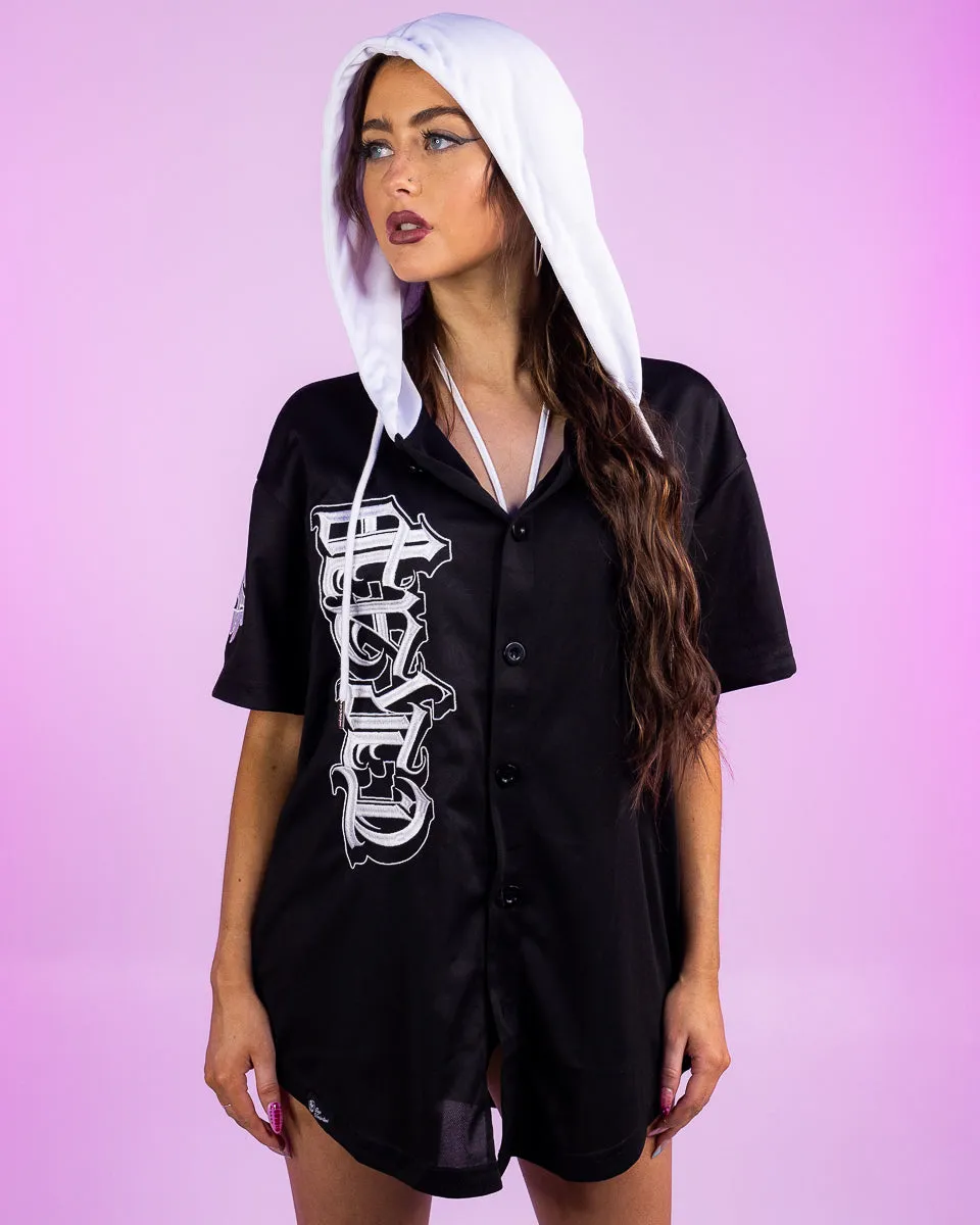 Trap Hooded Baseball Jersey