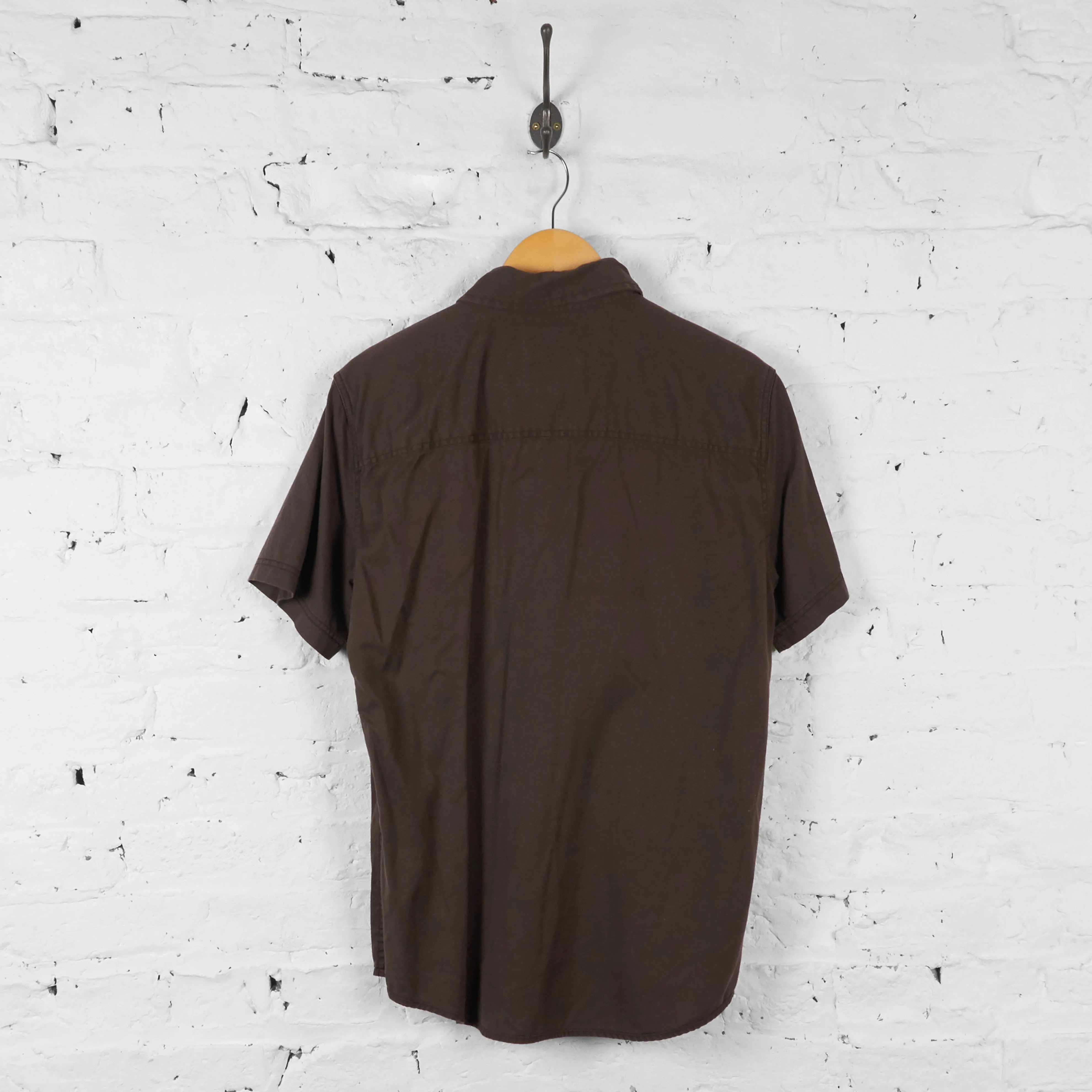 Vintage Levi's Short Sleeved Shirt - Brown - M