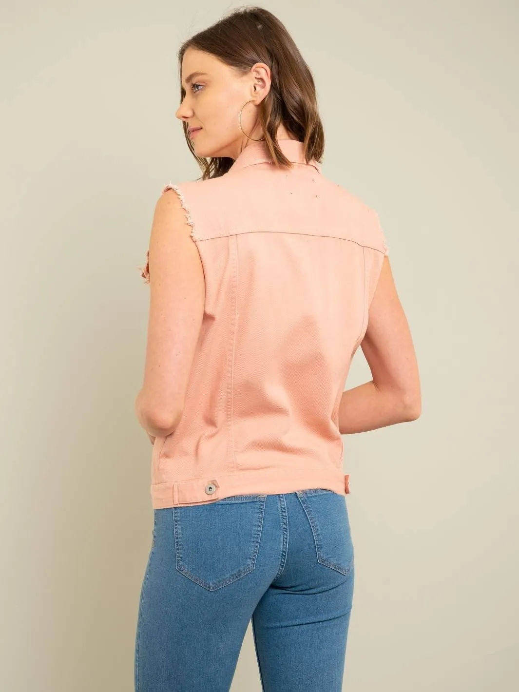 WOMEN'S PINK VEST