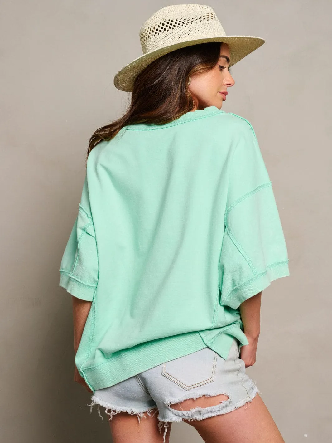 WOMEN'S SHORT SLEEVE GRAPHIC TOP