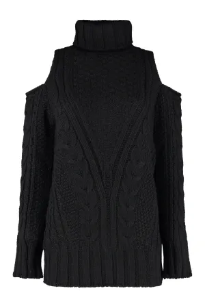 Wool blend turtleneck sweater