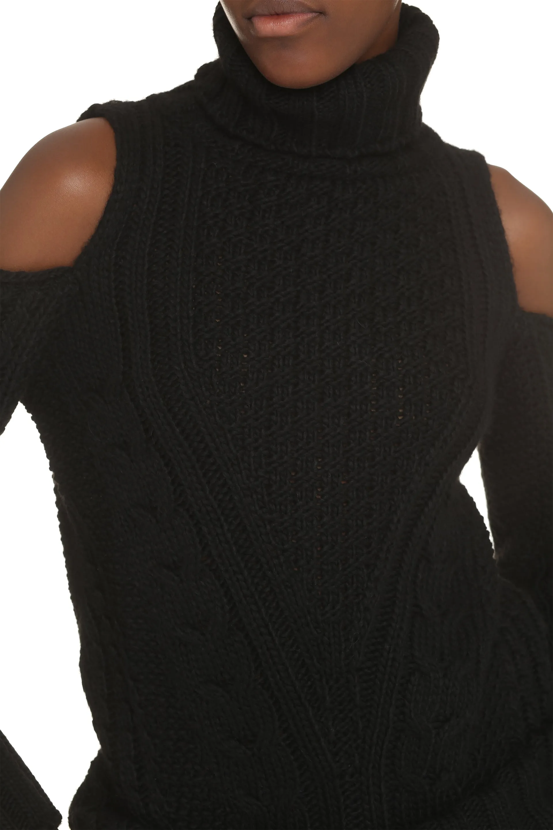 Wool blend turtleneck sweater